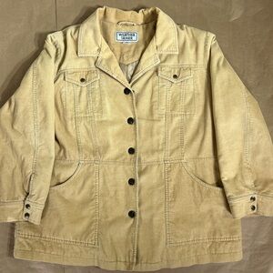 Vintage Weather Tamer tan corduroy jacket